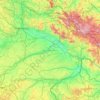 Lower Bavaria topographic map, elevation, terrain