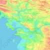 Loire-Atlantique topographic map, elevation, terrain