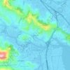 Greenbrae topographic map, elevation, terrain