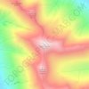 Sgùrr Fhuaran topographic map, elevation, terrain