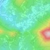 Maplecrest topographic map, elevation, terrain