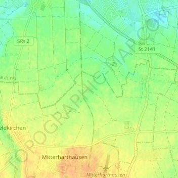 Lindloh topographic map, elevation, terrain