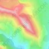 La Chauvet topographic map, elevation, terrain