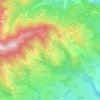 Peyrieux topographic map, elevation, terrain