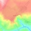 Ogwashi-Uku topographic map, elevation, terrain