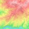 Chanteloube topographic map, elevation, terrain