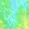 Eyran topographic map, elevation, terrain