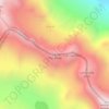 Kangan topographic map, elevation, terrain
