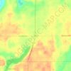 Dowling topographic map, elevation, terrain