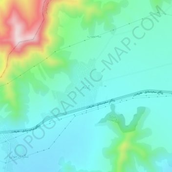 Greza topographic map, elevation, terrain