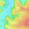 Fonvielle topographic map, elevation, terrain
