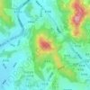 Ansan Mountain topographic map, elevation, terrain