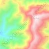 Kanuna topographic map, elevation, terrain