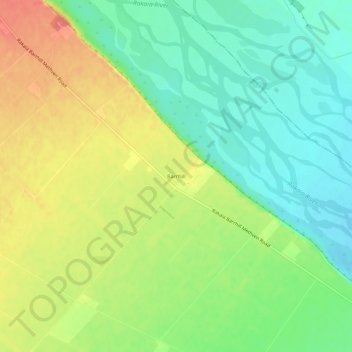 Barrhill topographic map, elevation, terrain