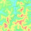 Hibbs topographic map, elevation, terrain