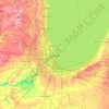 Chicagoland topographic map, elevation, terrain