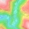 Borgund topographic map, elevation, terrain