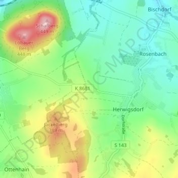 Galgenberg topographic map, elevation, terrain