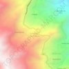San Pedro de Yumate topographic map, elevation, terrain