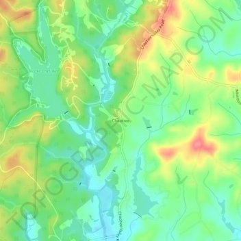 Cheohee topographic map, elevation, terrain