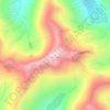 The Saddle topographic map, elevation, terrain