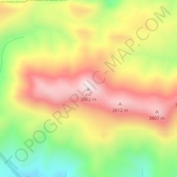 Elerm topographic map, elevation, terrain