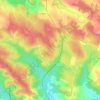 Borde Haute topographic map, elevation, terrain