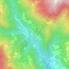 Cutigliano topographic map, elevation, terrain