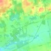 Eversley topographic map, elevation, terrain