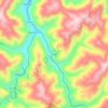Page topographic map, elevation, terrain