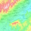 Chivacoa topographic map, elevation, terrain