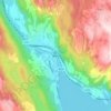 Moi topographic map, elevation, terrain