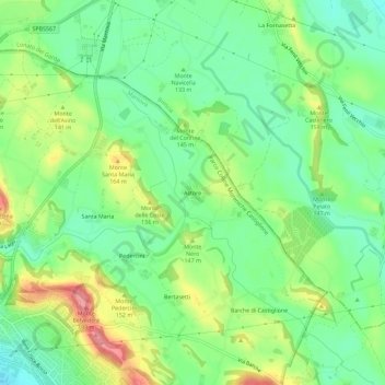 Astore topographic map, elevation, terrain
