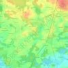Kerobel topographic map, elevation, terrain