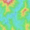 Huangsan Village topographic map, elevation, terrain
