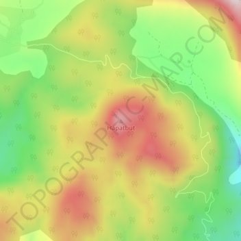 Hapatbut topographic map, elevation, terrain