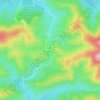 Col du Gambet topographic map, elevation, terrain