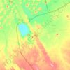 Ghadames topographic map, elevation, terrain