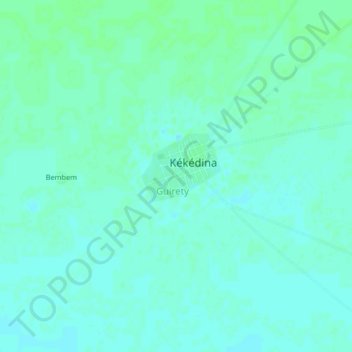 Birom topographic map, elevation, terrain