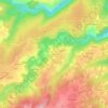 Fourany topographic map, elevation, terrain