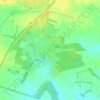 Tusmore topographic map, elevation, terrain