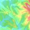 Augmontel topographic map, elevation, terrain