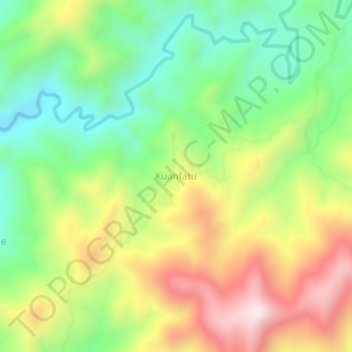 Kuanfatu topographic map, elevation, terrain