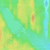 Milligan Hills topographic map, elevation, terrain