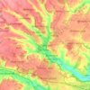 Chesham topographic map, elevation, terrain