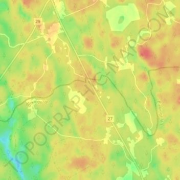 Ebbamåla topographic map, elevation, terrain