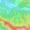 Arrous topographic map, elevation, terrain