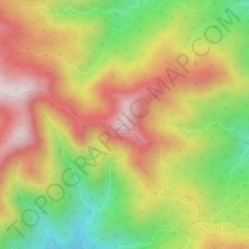 La Couronne topographic map, elevation, terrain