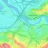 Pill topographic map, elevation, terrain