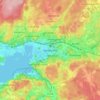 Uddevalla topographic map, elevation, terrain